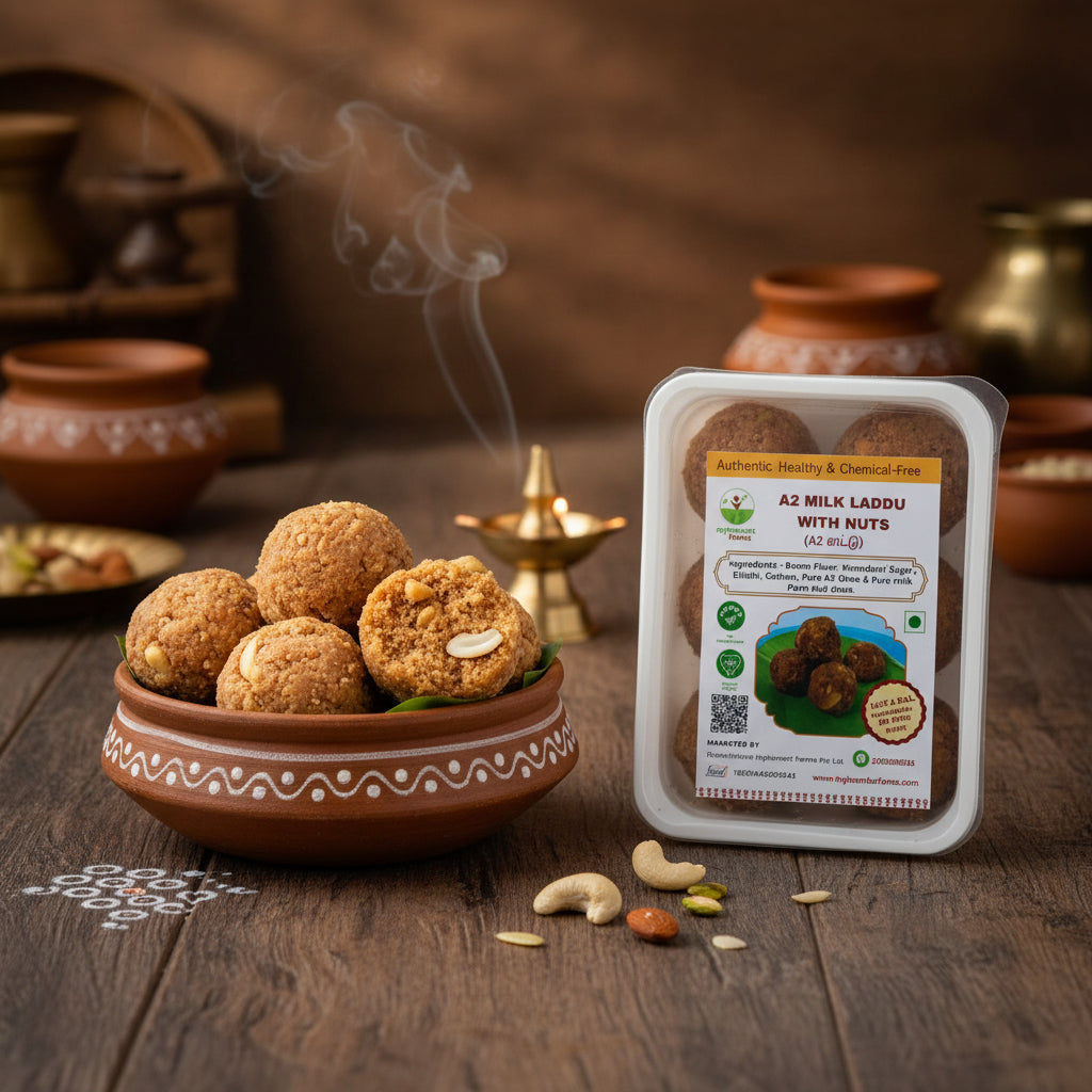 A2 milk laddu healthy sweet no maida