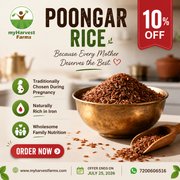 Poongar Rice (Red) - Raw