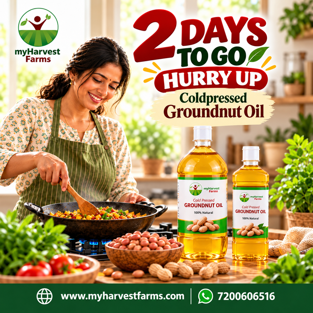 Groundnut Oil - Cold Pressed