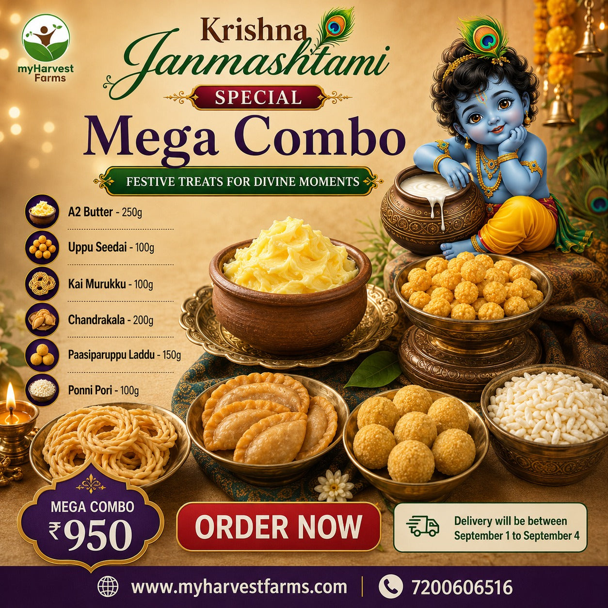 Mega Combo | Krishna Janmashtami Special