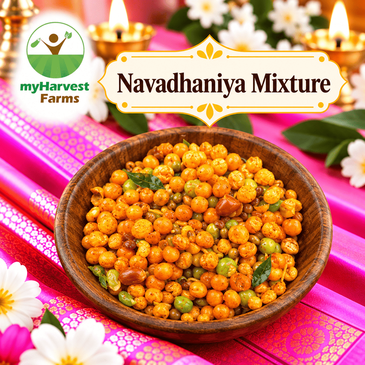 Navadhaniya Mixture – nine-grain snack mix, myHarvest Farms Chennai