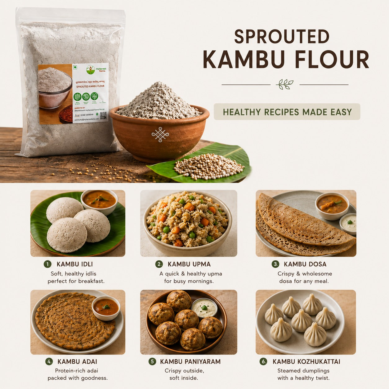 Sprouted Kambu Flour