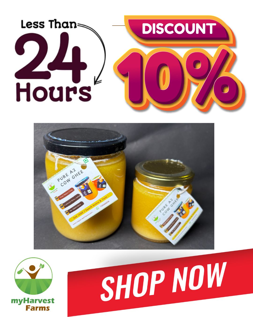 Pure A2 Cow Ghee