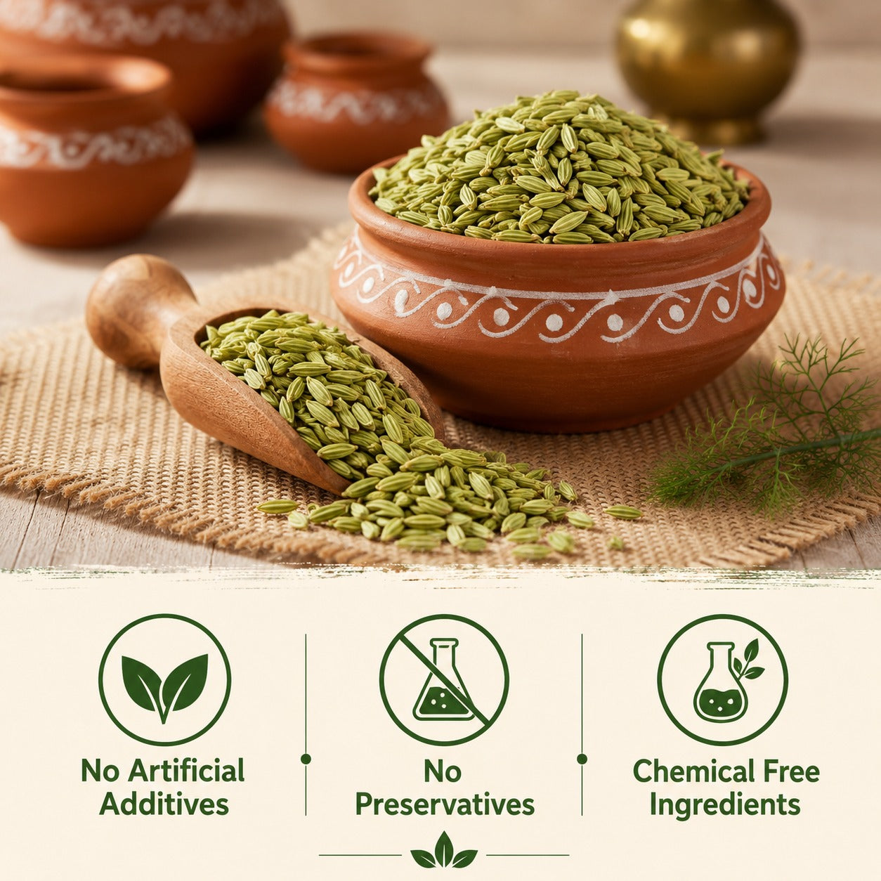 Sombu - Fennel Seeds