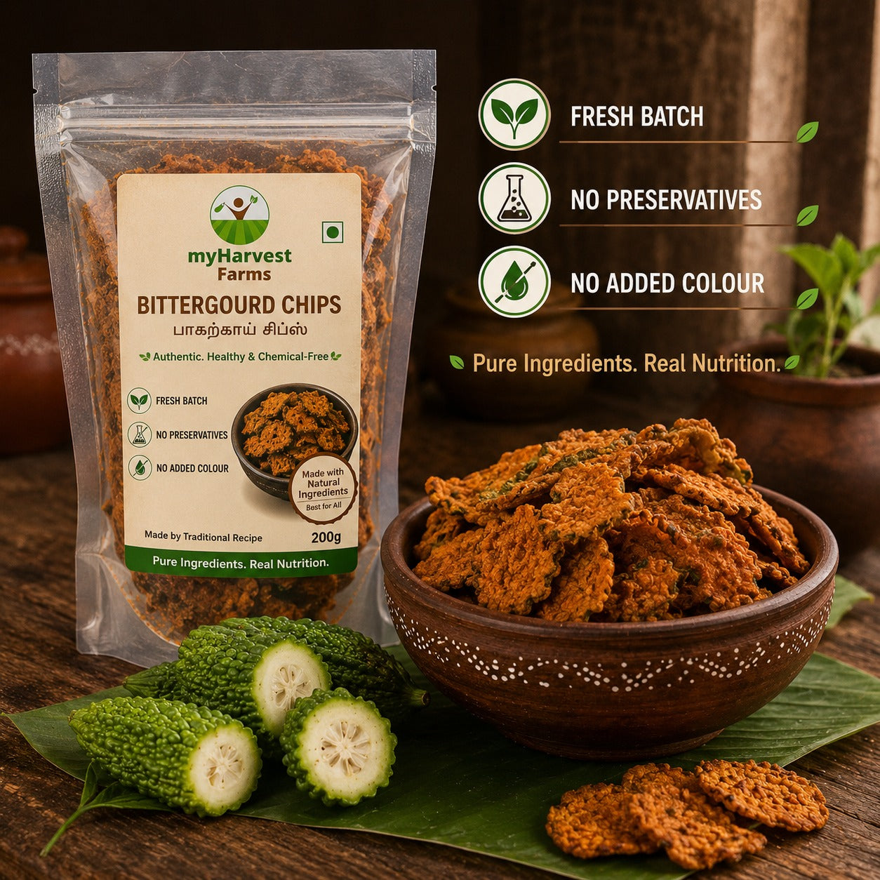 Bitter Gourd Chips