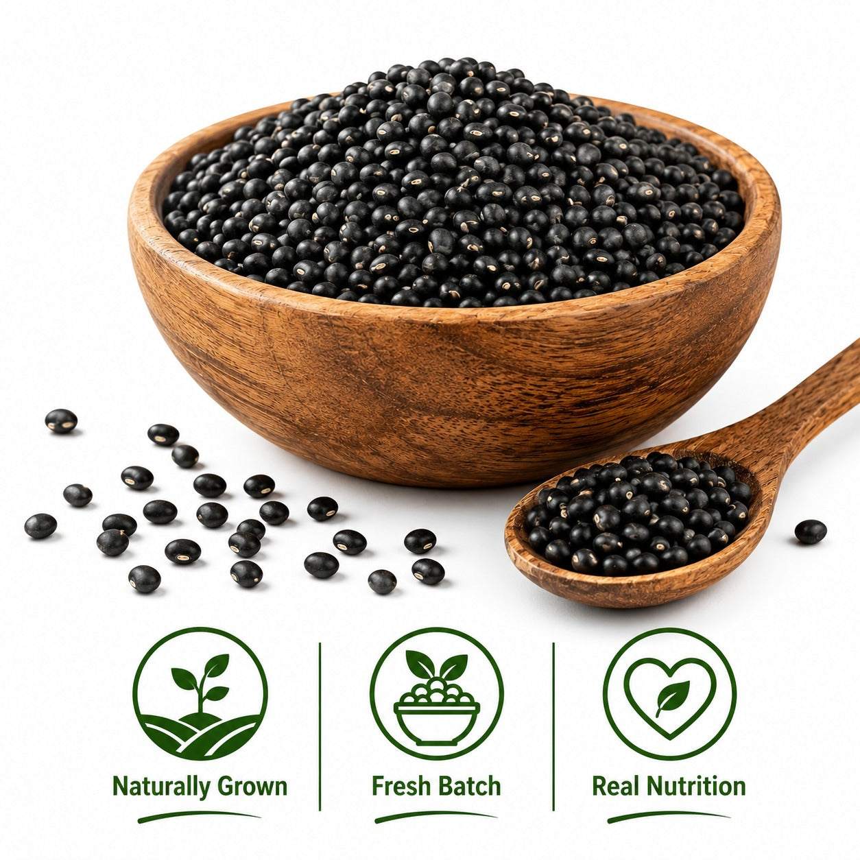 Black Ulundhu - Urad Dhal (Whole Black Gram)
