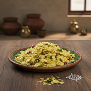 Aval mixture — the light, crispy poha-based snack blend that brings together flattened rice, peanuts and spices into an irresistible South Indian teatime companion