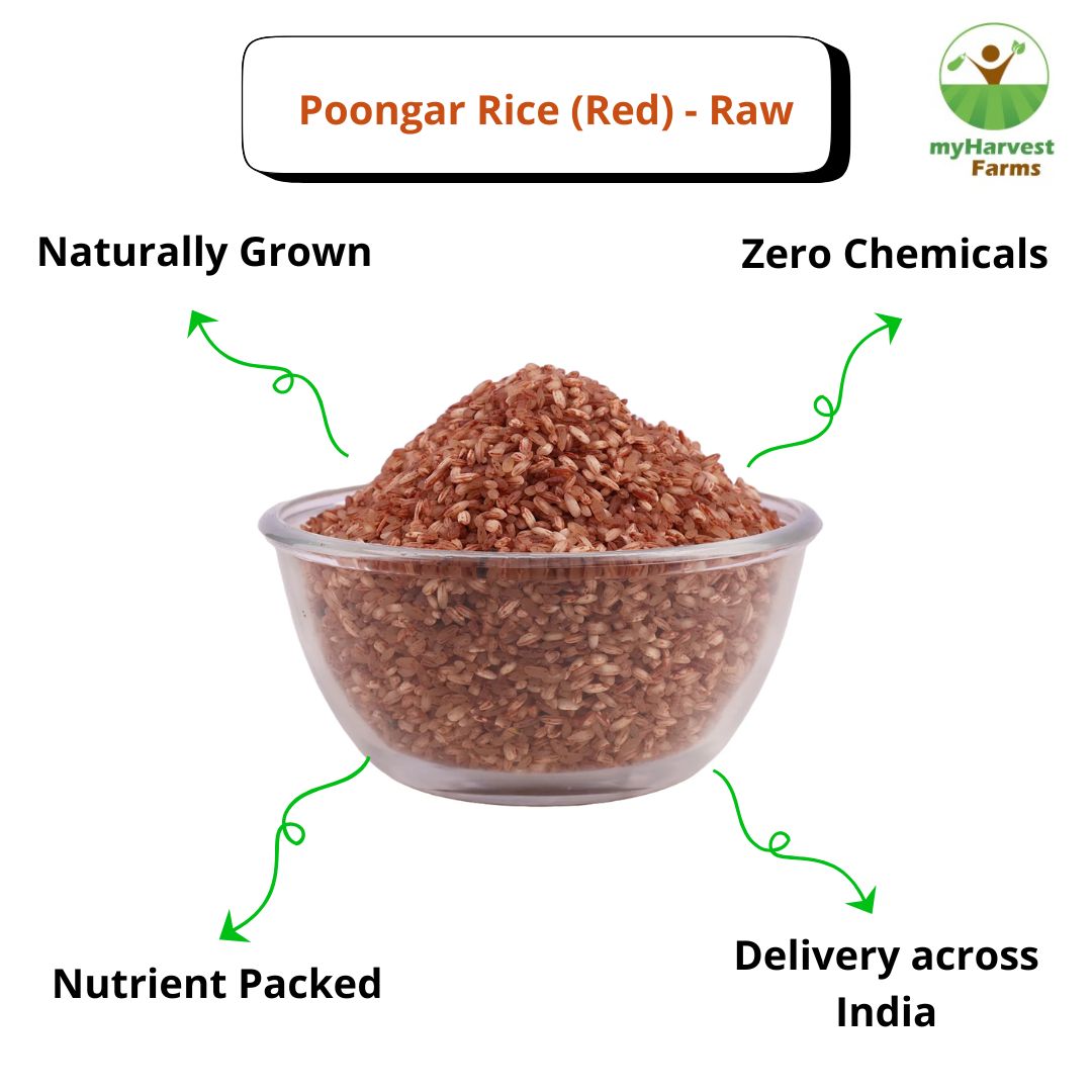 Poongar Rice (Red) - Raw