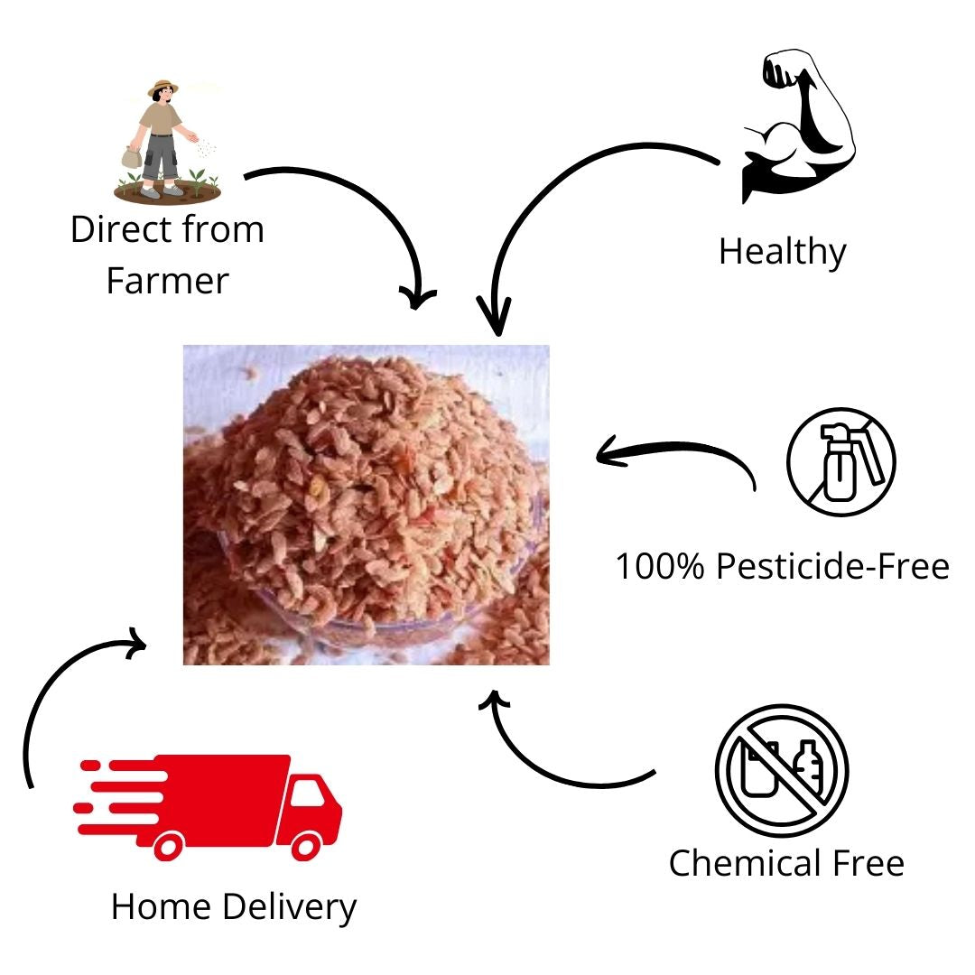 Maapillai Samba Aval (Red Rice Flakes)