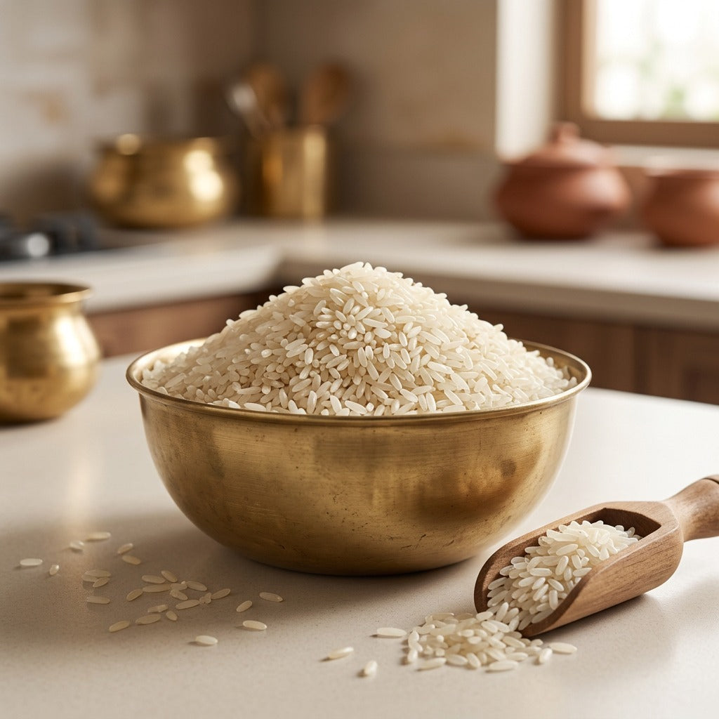 Kichili Samba Rice (Boiled) - Semipolished