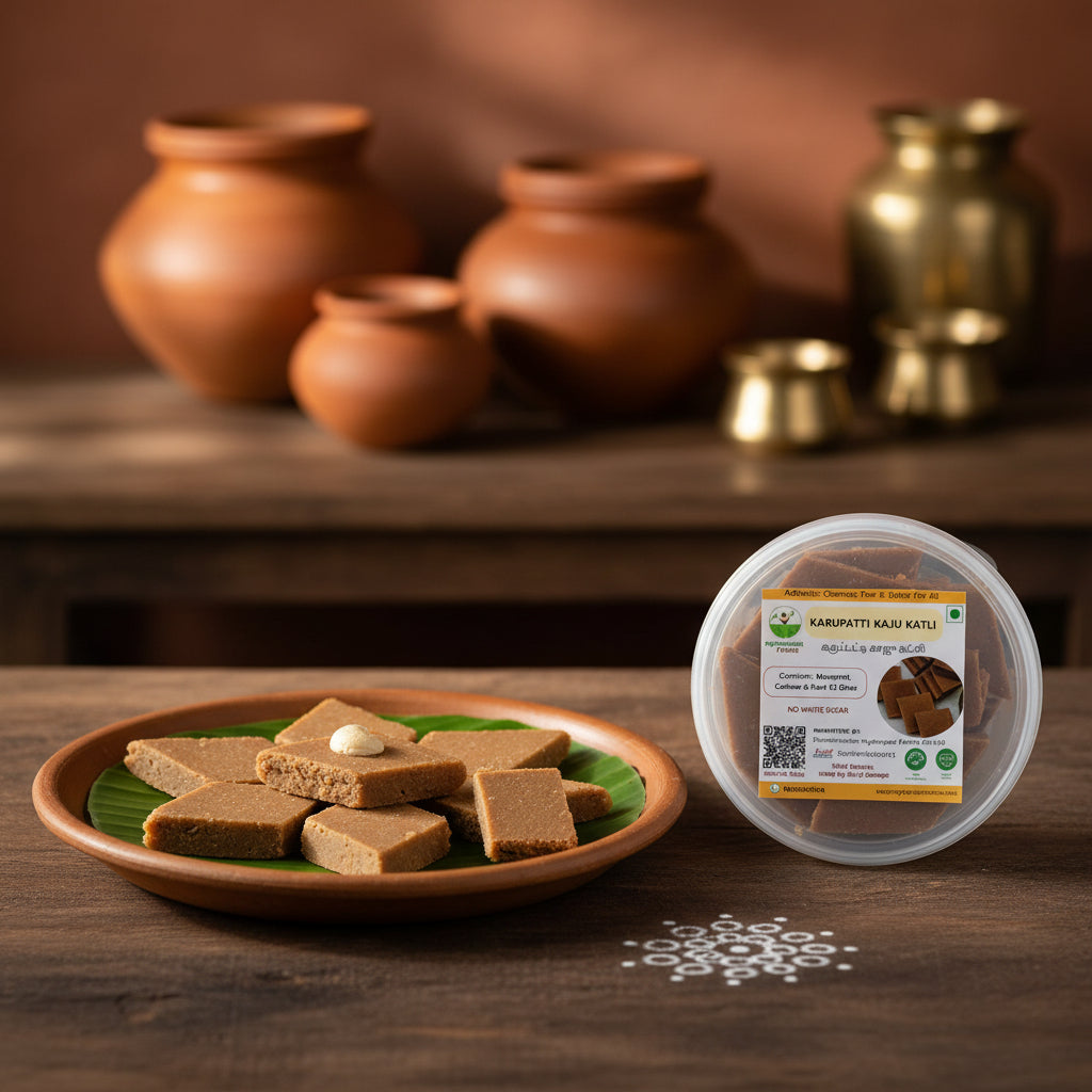 Karupatti Kaju Katli