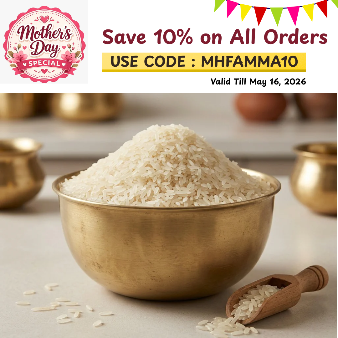 Kichili Samba Rice (White) - Boiled