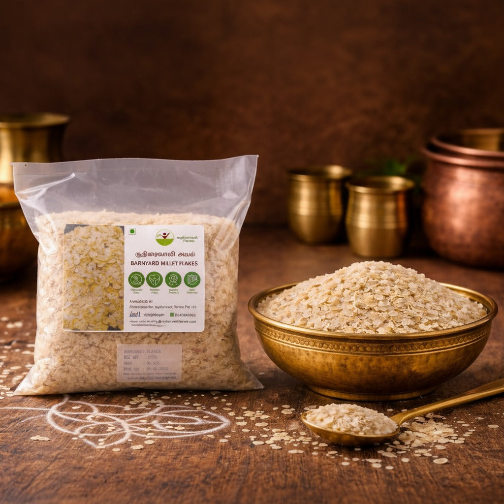 Kuthiraivaali Aval - Barnyard Millet Flakes