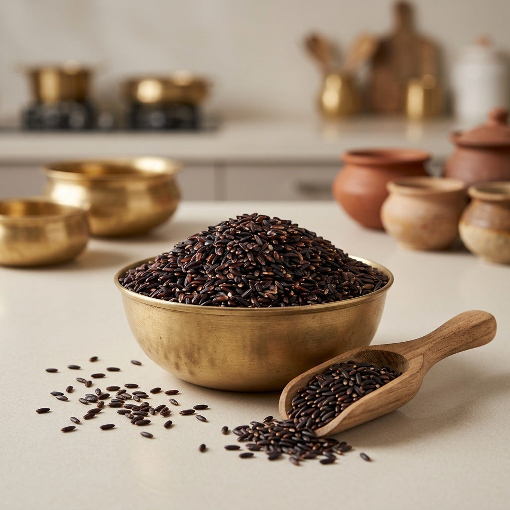 Karuppu Kavuni Rice (Black) - Boiled