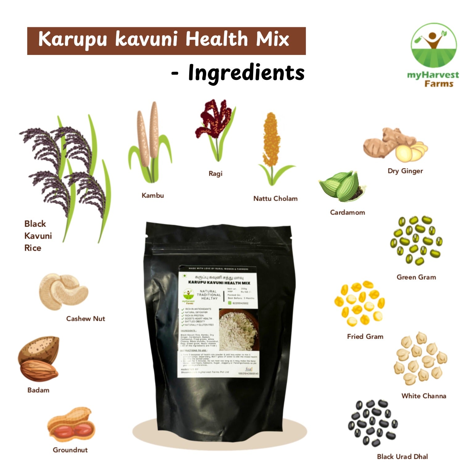 Karuppu Kavuni Health Mix