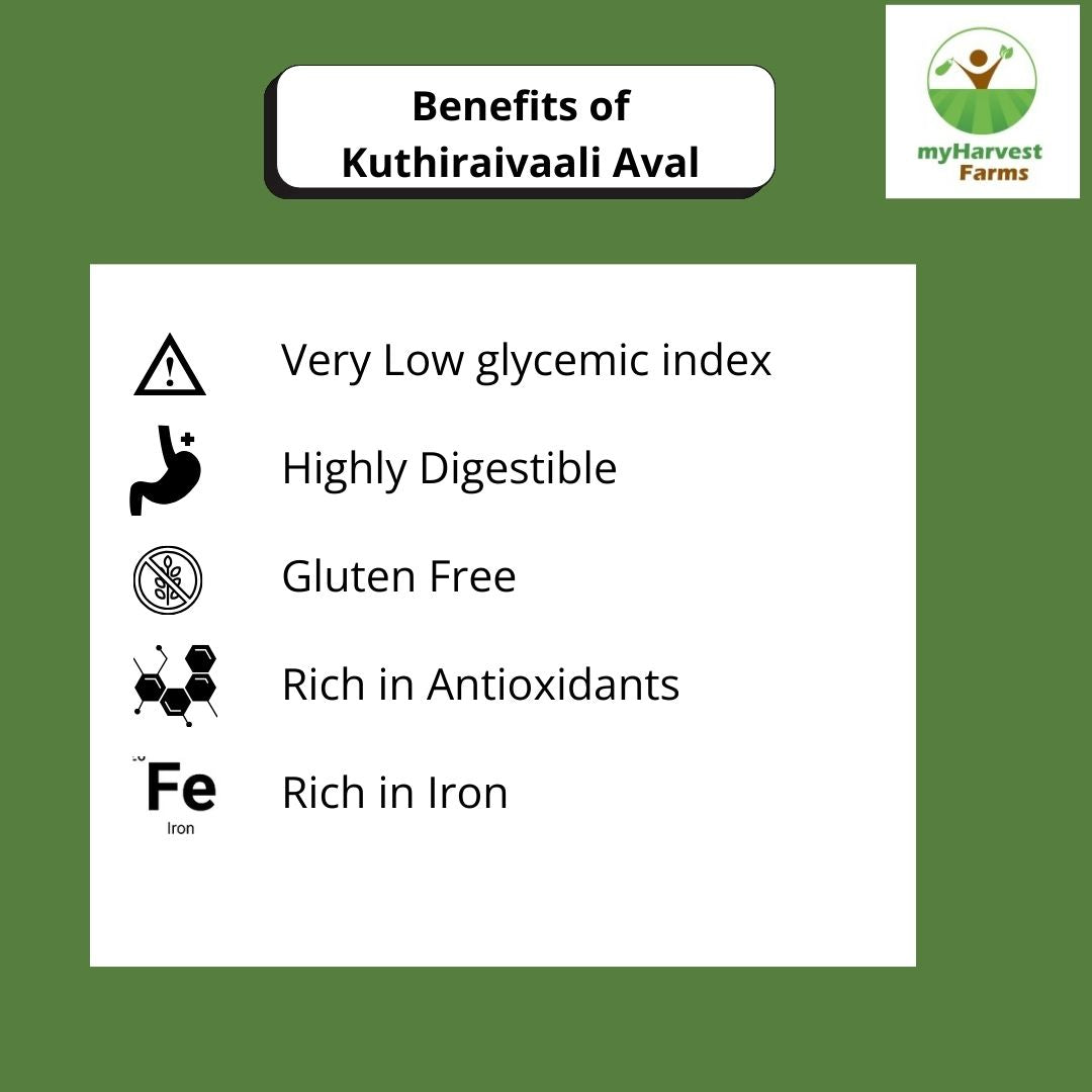 Kuthiraivaali Aval - Barnyard Millet Flakes