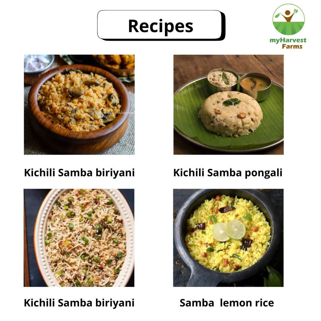 Kichili Samba Rice (Boiled) - Semipolished
