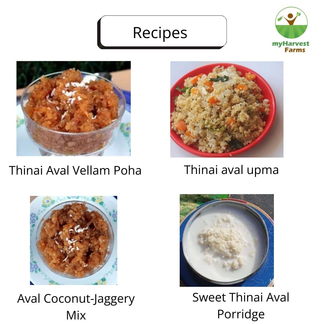 Thinai Aval - Foxtail Millet Flakes
