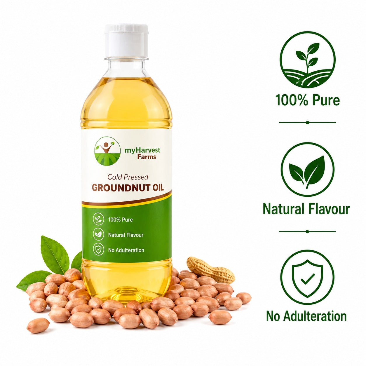 Groundnut Oil - Cold Pressed