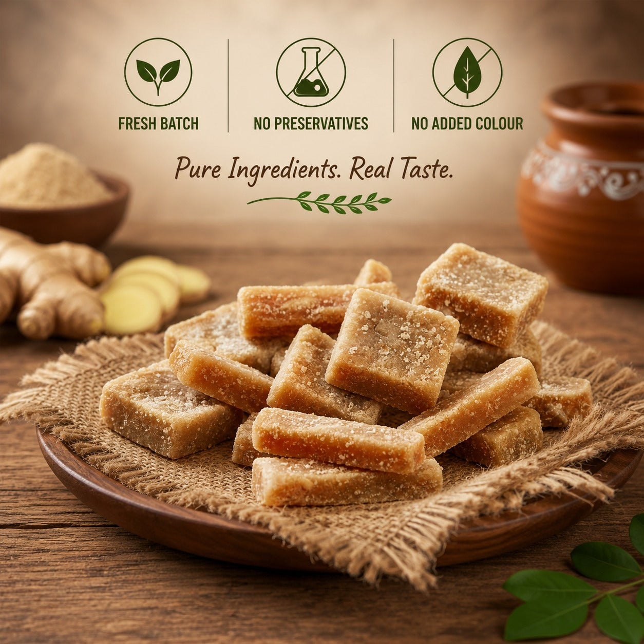 Organic Ginger Candy - Inji Marappa