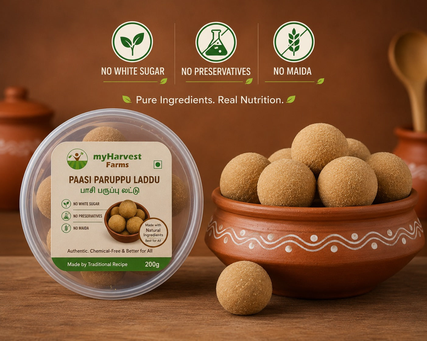Paasi Paruppu Laddu