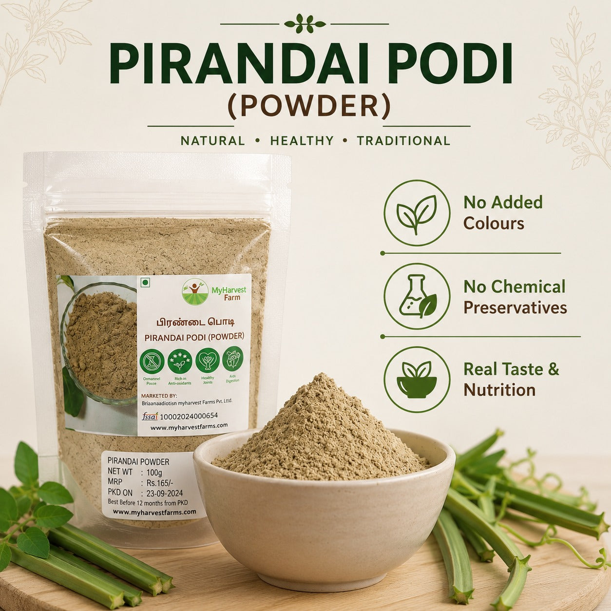 Pirandai Powder